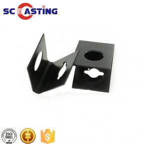 SCCSTING's Metal Black Shelf Stamping Bracket for aluminium slot accessories