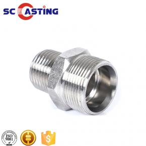 SCCASTING's High pressure forging customization double-ended wire hexagon male connector